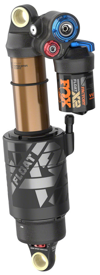 FOX FLOAT X2 Factory Rear Shock - Metric 230 x 57.5 mm 2-Position Lever Kashima Coat Rear Shocks Fox Shox   