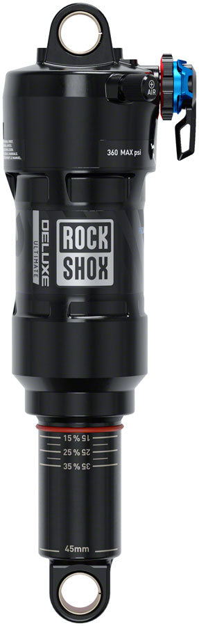 RockShox Deluxe Ultimate RCT Rear Shock - 190 x 42.5mm LinearAir 2 Tokens Reb/Low Comp 380lb L/O Force Standard C1 Rear Shocks RockShox   
