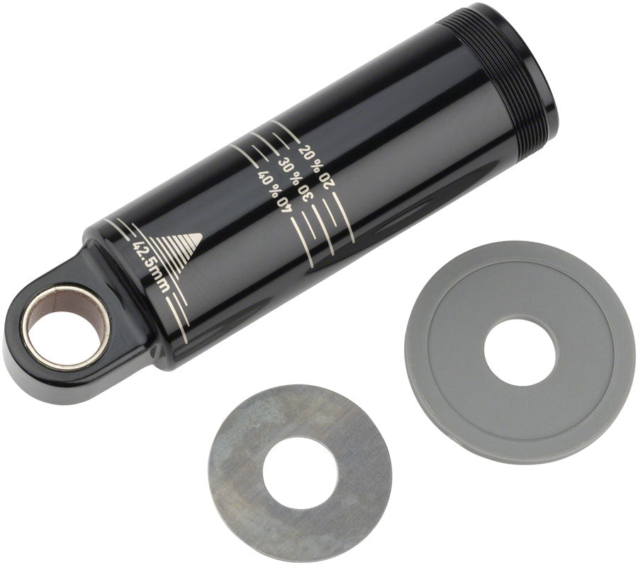 RockShox Rear Shock Damper Body - Standard Eyelet 42.5mm w/ Hydraulic Bottom Out 2.5mm Travel Spacer Super Deluxe C1+ 2023+ Rear Shock Part RockShox   