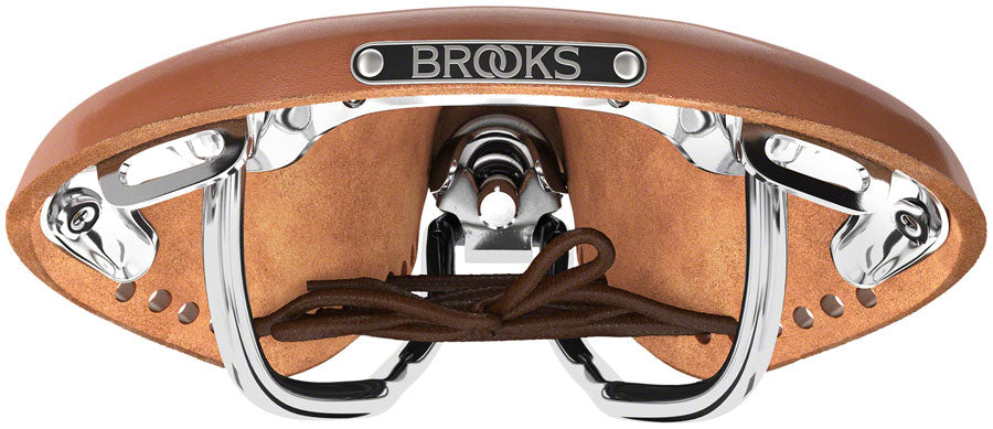 Brooks B17 Carved Saddle - Steel Honey Saddles Brooks   