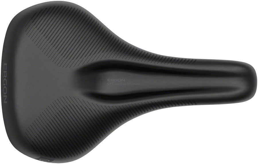 Ergon ST Core Evo Womens Saddle - SM/MD Black/Gray Saddles Ergon   