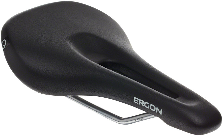 Ergon SM Saddle - Chromoly Black Womens Small/Medium Saddles Ergon   