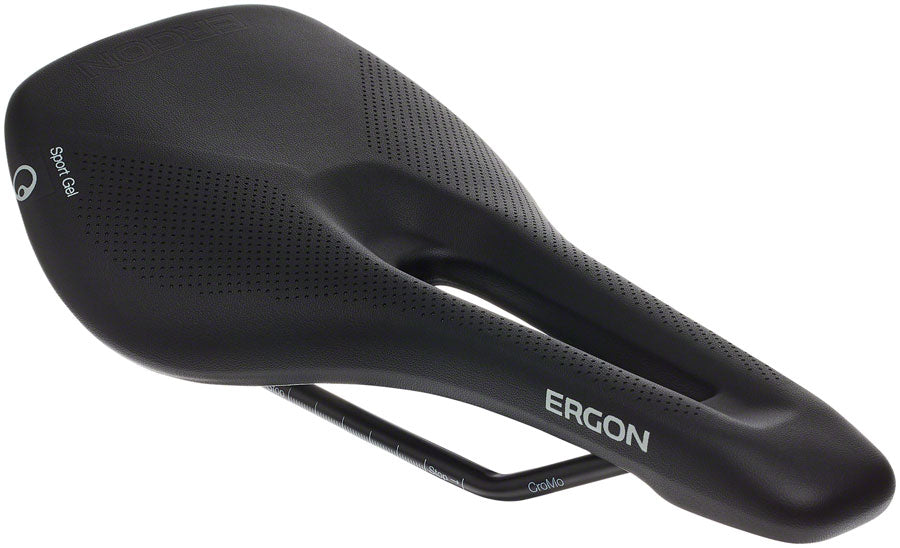 Ergon SR Sport Gel Saddle - Chromoly Black Womens Small/Medium Saddles Ergon   