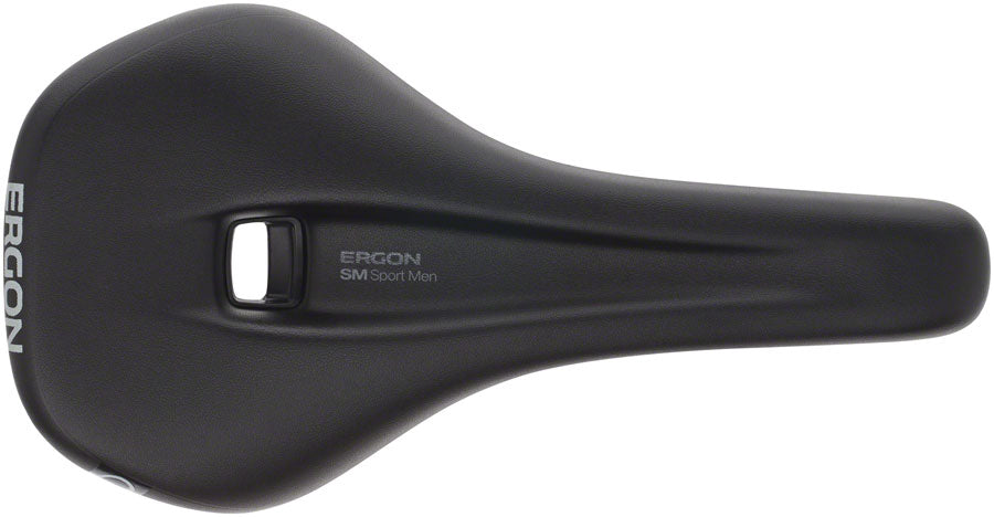 Ergon SM Sport Saddle - Chromoly Black Mens Small/Medium Saddles Ergon   