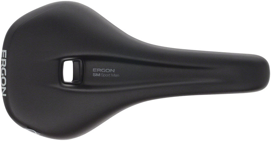 Ergon SM Sport Saddle - Chromoly Black Mens Medium/Large Saddles Ergon   