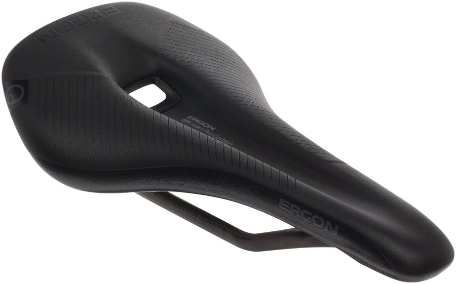 Ergon SR Pro Carbon Saddle - Carbon Stealth Mens Medium/Large Saddles Ergon   