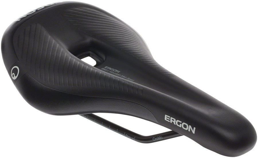 Ergon SM E Mountain Sport Saddle - Chromoly Stealth Mens Medium/Large Saddles Ergon   