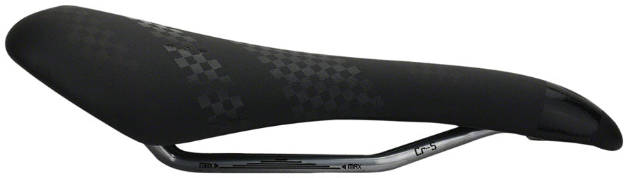Smanie DH Series Saddle - Chromoly Microfiber Black 133 Saddles Smanie   