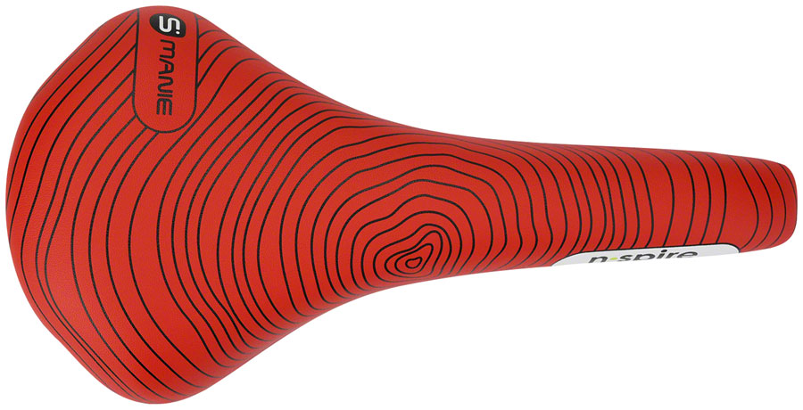 Smanie N.Spire Saddle - Chromoly Microfiber Red 136 Saddles Smanie   
