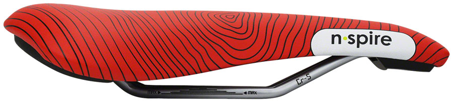 Smanie N.Spire Saddle - Chromoly Microfiber Red 136 Saddles Smanie   