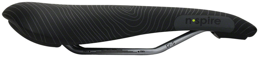 Smanie N.Spire Saddle - Chromoly Microfiber Black 146 Saddles Smanie   