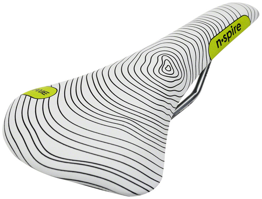 Smanie N.Spire Saddle - Chromoly Microfiber White 146 Saddles Smanie   