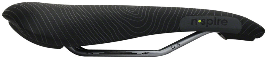 Smanie N.Spire Saddle - Chromoly Microfiber Black 156 Saddles Smanie   