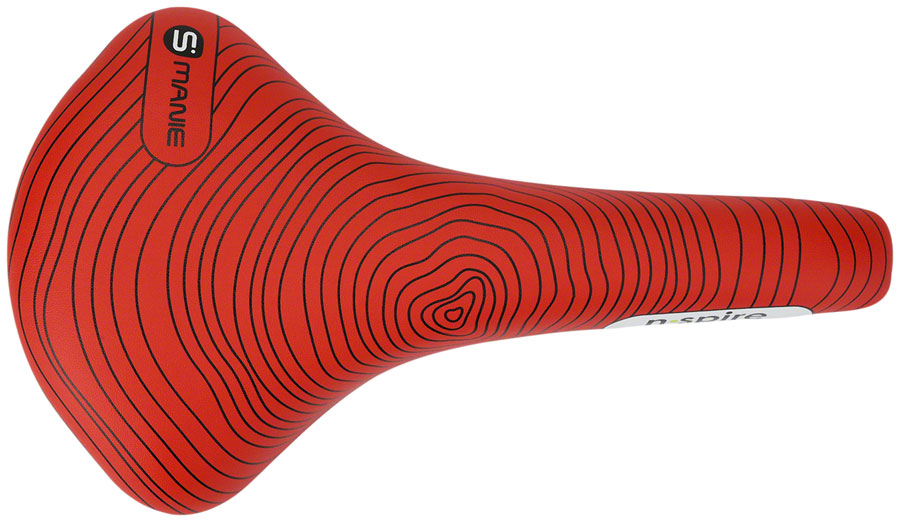 Smanie N.Spire Saddle - Chromoly Microfiber Red 156 Saddles Smanie   
