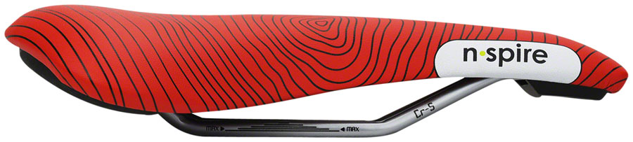 Smanie N.Spire Saddle - Chromoly Microfiber Red 156 Saddles Smanie   