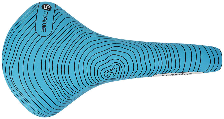 Smanie N.Spire Saddle - Chromoly Microfiber Blue 156 Saddles Smanie   