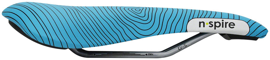 Smanie N.Spire Saddle - Chromoly Microfiber Blue 156 Saddles Smanie   