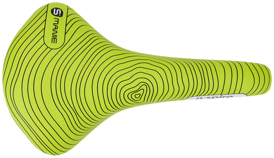 Smanie N.Spire Saddle - Chromoly Microfiber Green 156 Saddles Smanie   