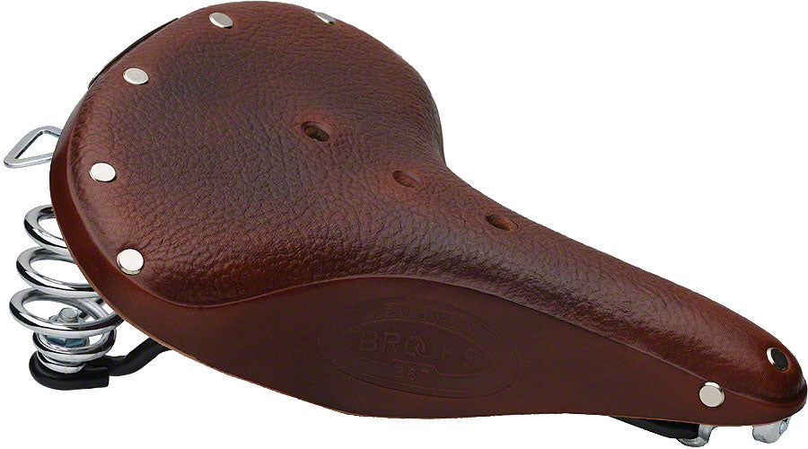 Brooks B67 Saddle - Steel Brown Mens Saddles Brooks   