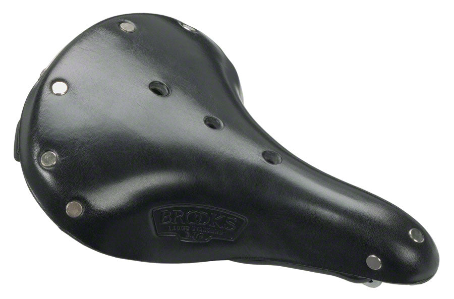 Brooks B17 Standard Saddle - Steel Black Womens Saddles Brooks   