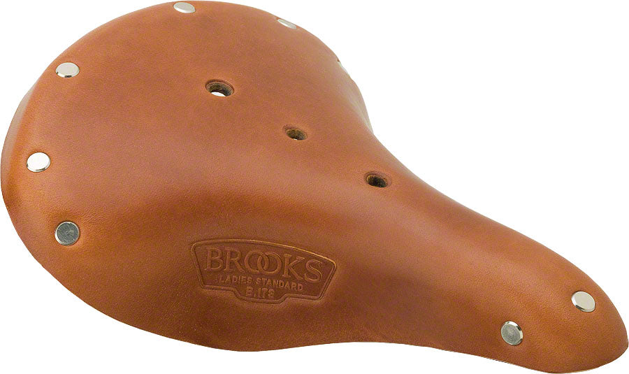 Brooks B17 Standard Saddle - Steel Honey Womens Saddles Brooks   