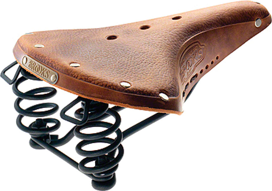 Brooks B67 Saddle - Steel Tan Mens Saddles Brooks   