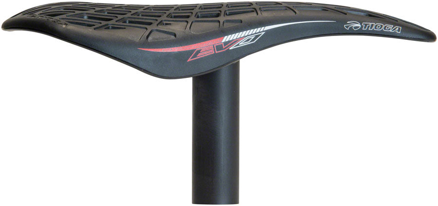 Tioga D-Spyder Evo BMX Seat - Pivotal Black Saddles Tioga   