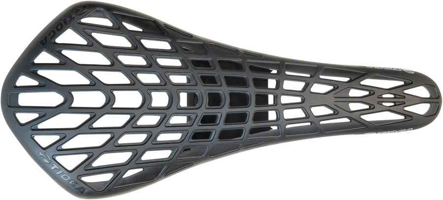 Tioga D-Spyder Evo BMX Seat - Pivotal Black Saddles Tioga   