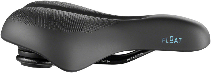 Selle Royal Float Saddle - Steel Black Relaxed Saddles Selle Royal   