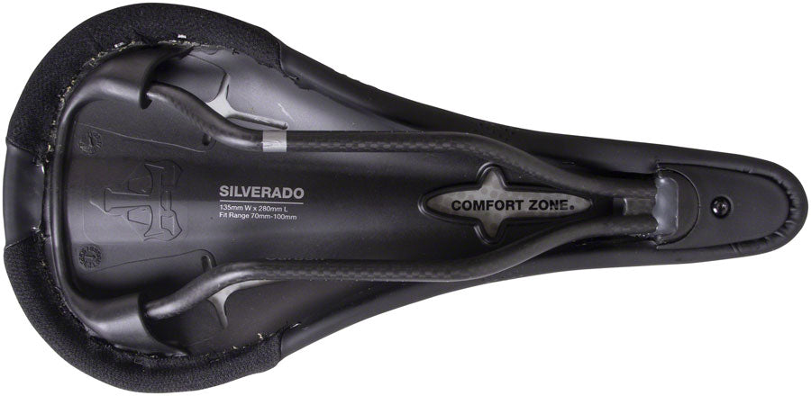 WTB Silverado Saddle - Carbon Black Narrow Saddles WTB   