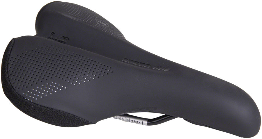WTB Speed She Saddle - Chromoly Black Womens 150 mm Wide Saddles WTB   