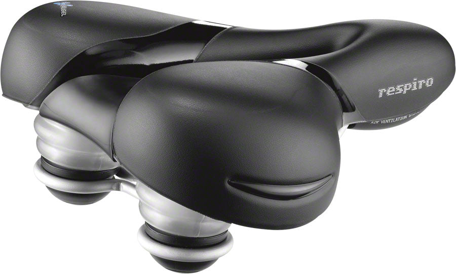 Selle Royal Respiro Saddle -Steel Black Relaxed Saddles Selle Royal   