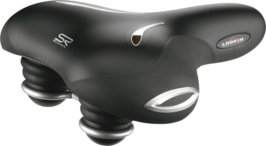 Selle Royal Lookin Saddle - Steel Black Relaxed Saddles Selle Royal   