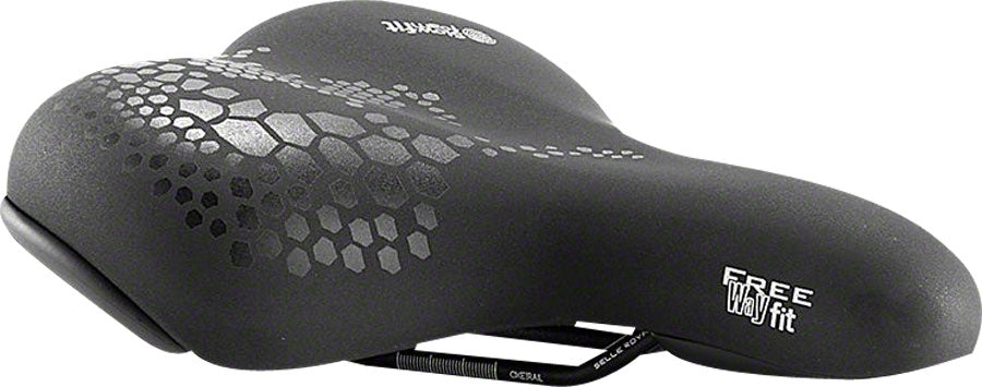 Selle Royal Freeway Fit Saddle - Steel Black Athletic Saddles Selle Royal   