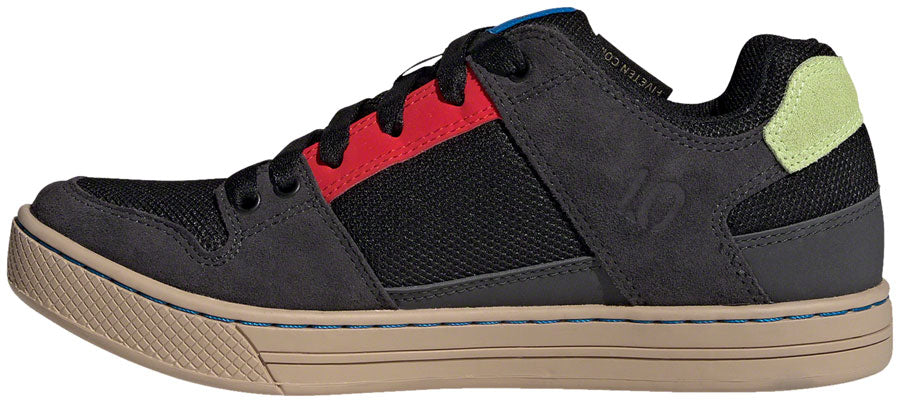 Five Ten Freerider Flat Shoes - Mens Core Black/Carbon/Pulse Lime 9.5 Shoes and Insoles Five Ten   