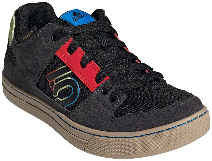 Five Ten Freerider Flat Shoes - Mens Core Black/Carbon/Pulse Lime 12.5 Shoes and Insoles Five Ten   