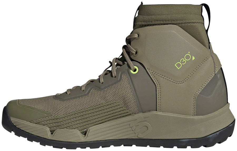 Five Ten Trailcross Mid Pro Flat Shoes - Mens Orbit Green/Core BLK/Pulse Lime 10.5 Shoes and Insoles Five Ten   