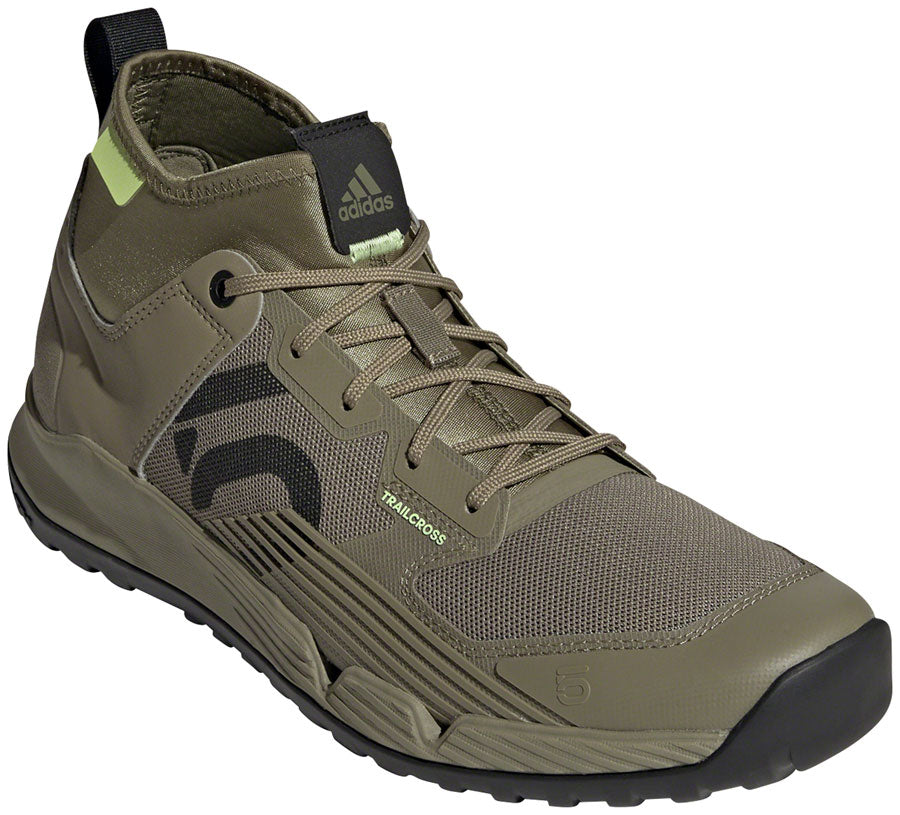 Five Ten Trailcross XT Flat Shoes - Mens Orbit Green/Carbon/Pulse Lime 7 Shoes and Insoles Five Ten   