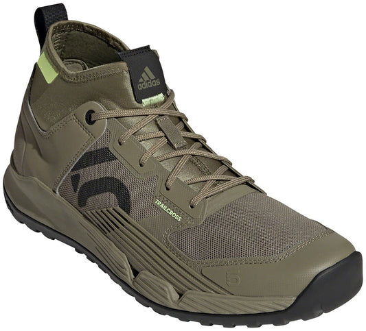Five Ten Trailcross XT Flat Shoes - Mens Orbit Green/Carbon/Pulse Lime 7 Shoes and Insoles Five Ten   