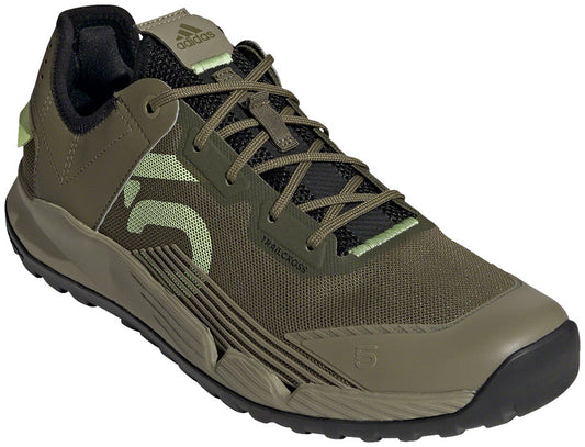 Five Ten Trailcross LT Flat Shoes - Mens Focus Olive/Pulse Lime/Orbit Green 7.5 Shoes and Insoles Five Ten   