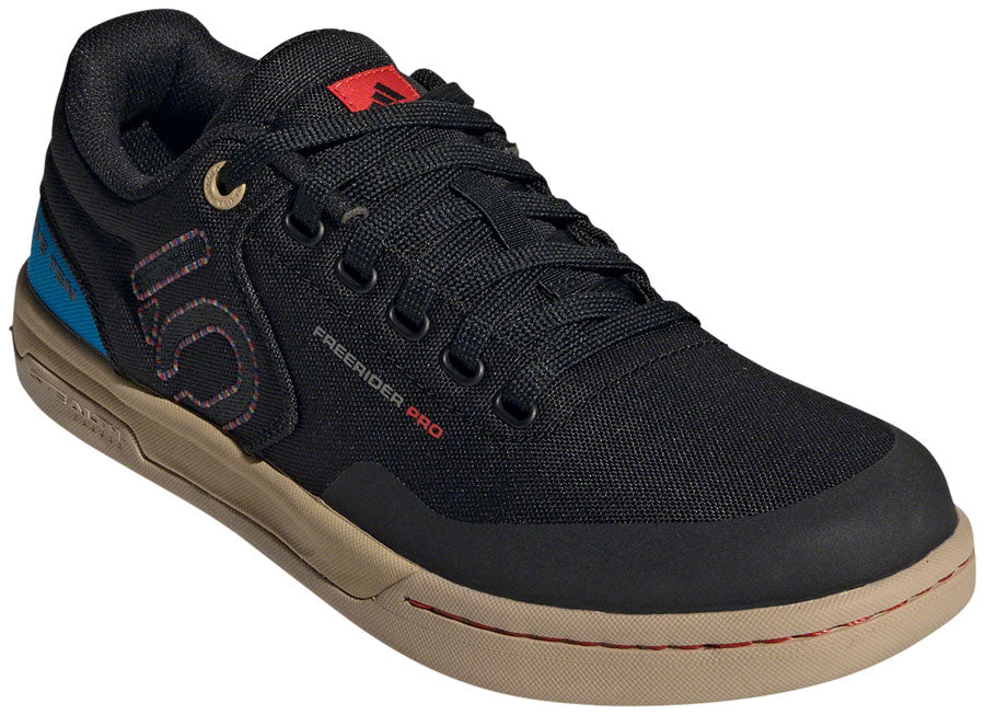 Five Ten Freerider Pro Canvas Flat Shoes - Mens Core BLK/Carbon/Pulse Lime 12 Shoes and Insoles Five Ten   