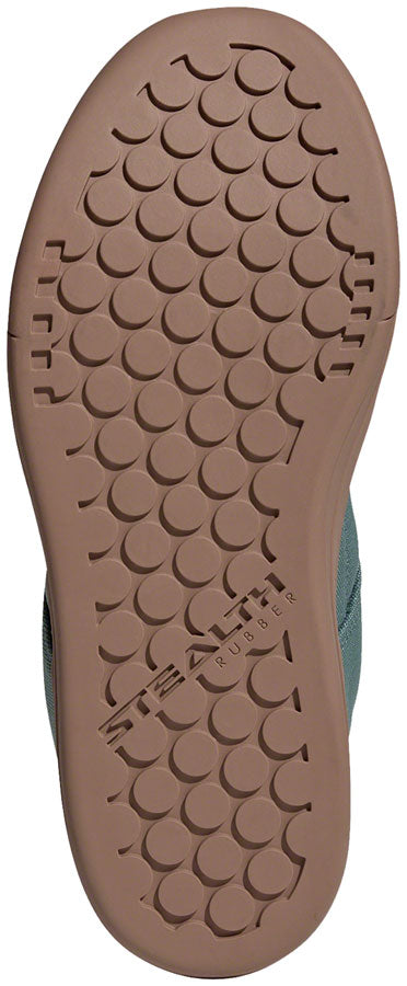 Five Ten Freerider Canvas Flat Shoes - Womens Hazy Emerald/Core BLK/Acid Mint 10.5 Shoes and Insoles Five Ten   