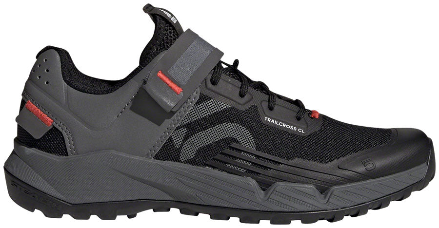 Five Ten Trailcross Mountain Clipless Shoes - Womens Core BLK/Gray Three/Red 10 Shoes and Insoles Five Ten   