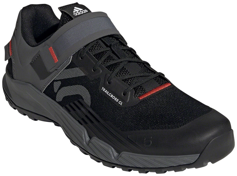 Five Ten Trailcross Mountain Clipless Shoes - Mens Core BLK/Gray Three/Red 9.5 Shoes and Insoles Five Ten   
