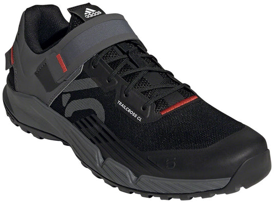 Five Ten Trailcross Mountain Clipless Shoes - Mens Core BLK/Gray Three/Red 8.5 Shoes and Insoles Five Ten   