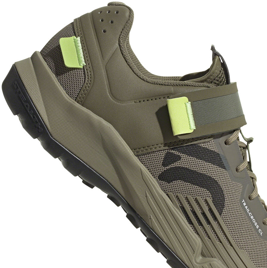 Five Ten Trailcross Mountain Clipless Shoes - Mens Orbit Green/Carbon/Pulse Lime 9.5 Shoes and Insoles Five Ten   