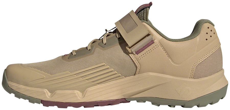 Five Ten Trailcross Mountain Clipless Shoes - Mens Beige Tone/Blue Rush/Orbit Green 10 Shoes and Insoles Five Ten   