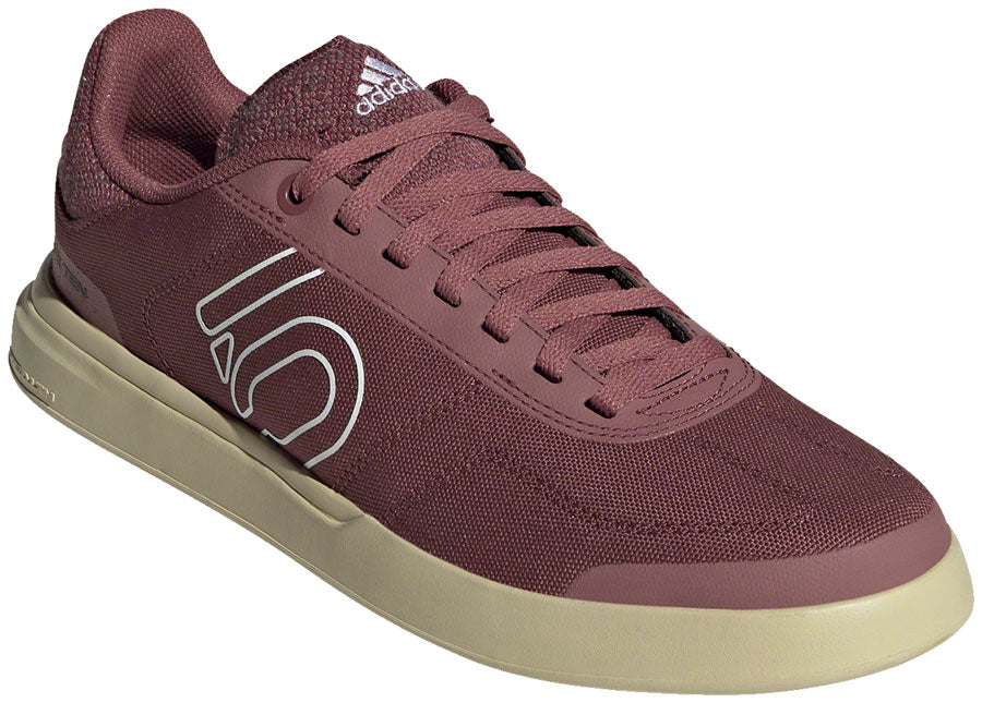 Five Ten Sleuth DLX Canvas Flat Shoes - Womens Quiet Crimson/FTWR White/Sandy Beige 7.5 Shoes and Insoles Five Ten   