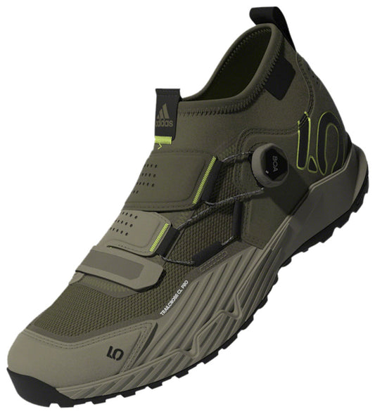 Five Ten Trailcross Pro Mountain Clipless Shoes - Mens Green/BLK/Green 7.5 Shoes and Insoles Five Ten   
