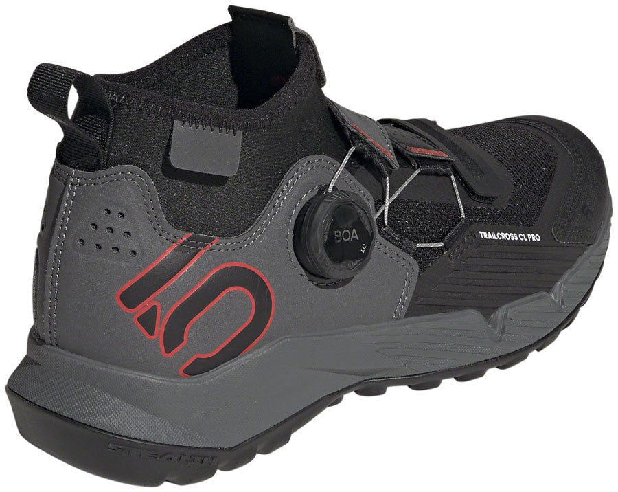 Five Ten Trailcross Pro Mountain Clipless Shoes - Womens Gray/Black/Red 10 Shoes and Insoles Five Ten   